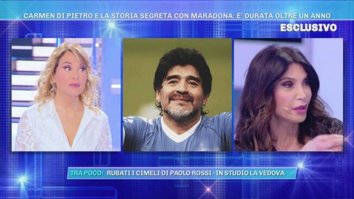 Domenica live, Barbara D'Urso blocca la Di Pietro "stai zitta"