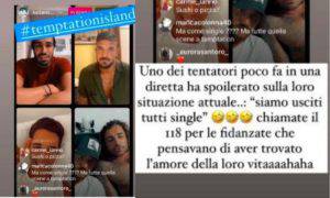 Temptation Island tentatore Luciano spoiler