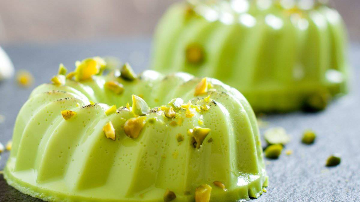 Panna cotta al pistacchio: veloce e leggero