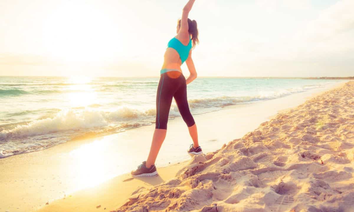 allenamento spiaggia