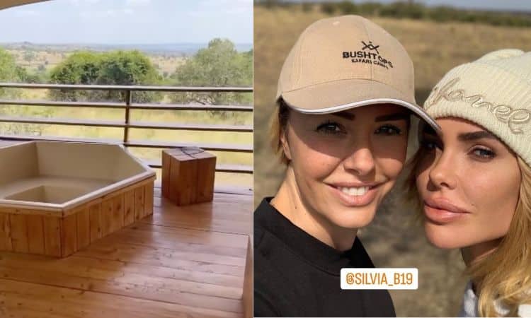 Ilary Blasi viaggio africa extra lusso