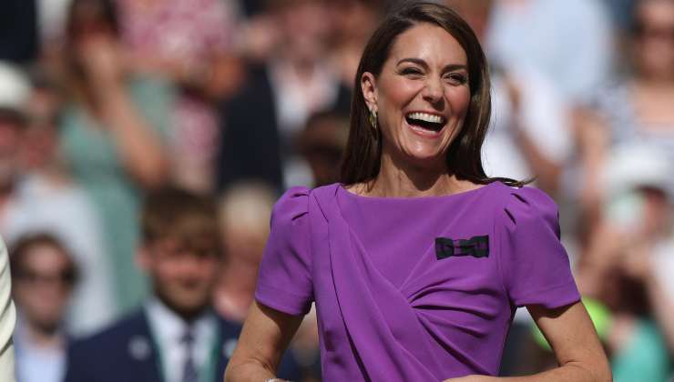 Kate Middleton Wimbledon gesto