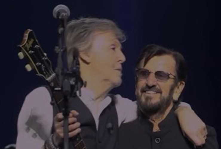 Paul McCartney e Ringo Starr 