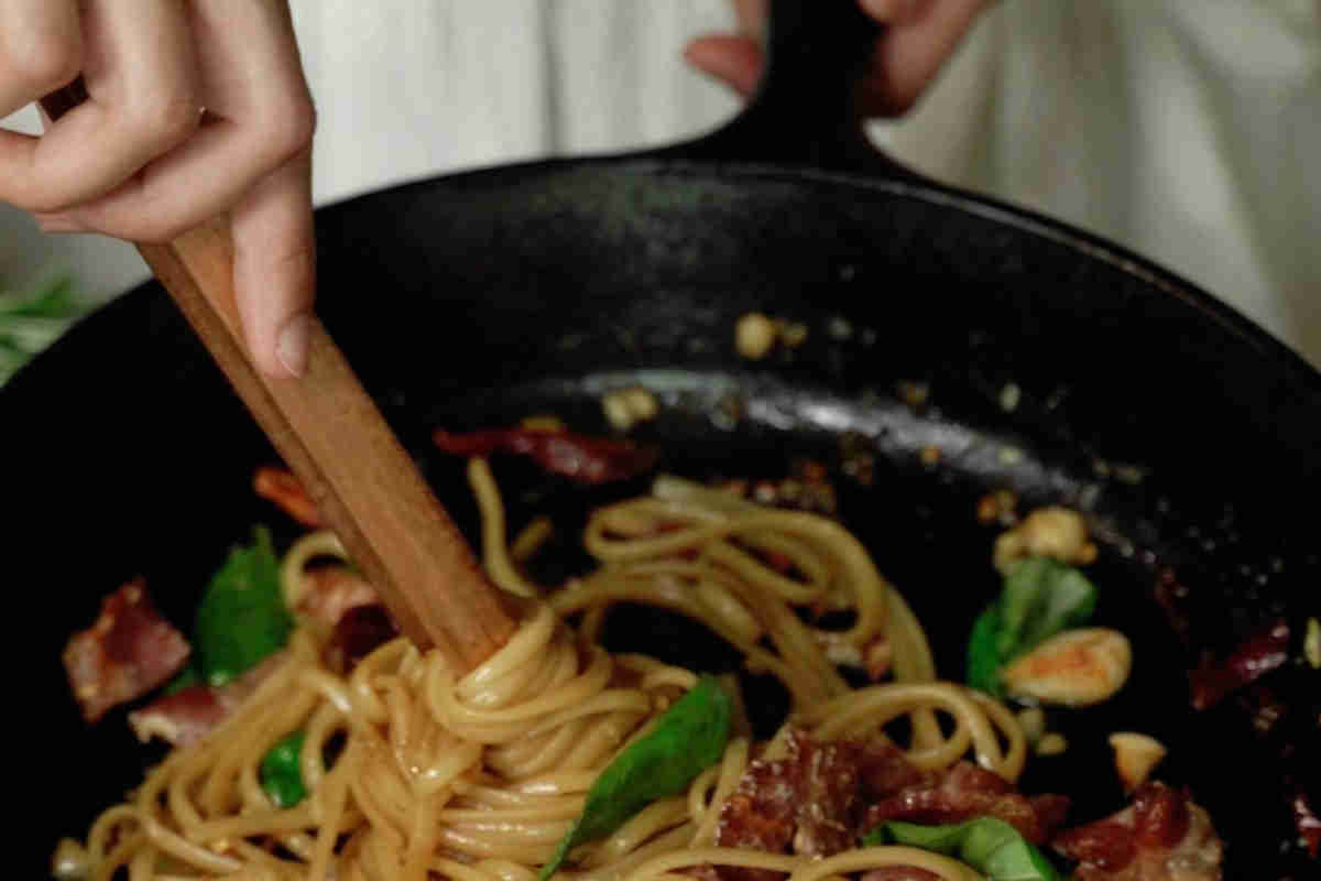 Spaghetti in padella